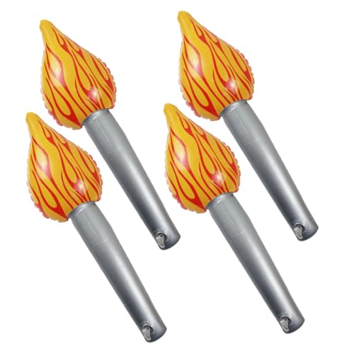 SOLUSTRE 4 Stück Aufblasbare Fackeln Leichte Langlebige Party accessoires für Halloween Sport Cosplay Bühnenperformance Sichere Materialien SOLUSTRE 4 Stück Aufblasbare Fackeln Leichte Langlebige Party accessoires für Halloween Sport Cosplay Bühnenperformance Sichere Materialien von SOLUSTRE
