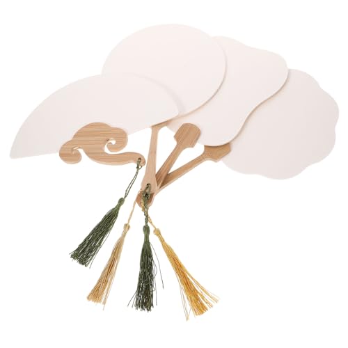SOLUSTRE 4 Stück DIY Handfächer aus Weißem Papier Unbemalte Faltbare Handventilatoren Leicht Tragbar für Malerei Bühnenauftritte Dekoration und Kreative DIY projekte SOLUSTRE 4 Stück DIY Handfächer aus Weißem Papier Unbemalte Faltbare Handventilatoren Leicht Tragbar für Malerei Bühnenauftritte Dekoration und Kreative DIY projekte von SOLUSTRE
