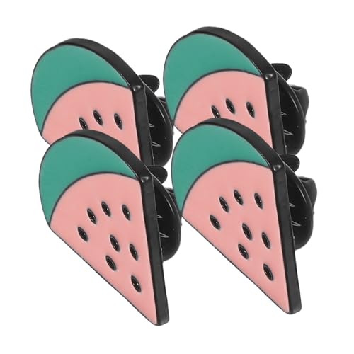 SOLUSTRE 4 Stück Fruchtbrosche Kleiner Stift Wassermelonen-pin-abzeichen Sommer Pin Wassermelonen-abzeichen Wassermelonen-schmucknadel Brosche Mit Wassermelone Frauen Brosche Zinklegierung von SOLUSTRE