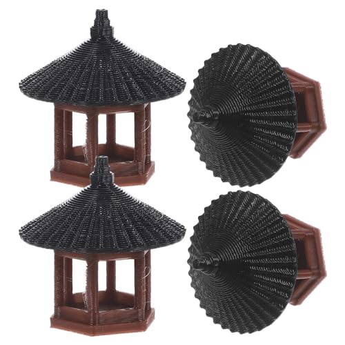 SOLUSTRE 4 Stück Rockery Bonsai Kleiner Fischtank geformt Mini Fischtankverzierungen Luftpumpe für Aquarien Aquarium-Pavillon- Tischdekoration Pavillon-Ornament Plastik SOLUSTRE 4 Stück Rockery Bonsai Kleiner Fischtank geformt Mini Fischtankverzierungen Luftpumpe für Aquarien Aquarium-Pavillon- Tischdekoration Pavillon-Ornament Plastik von SOLUSTRE