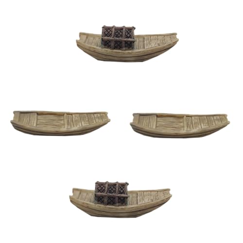 SOLUSTRE 4Stücke Boot Modell DIY Dekoration für Mikro Landschaft Schlafzimmer Wohnzimmer und Garten SOLUSTRE 4Stücke Boot Modell DIY Dekoration für Mikro Landschaft Schlafzimmer Wohnzimmer und Garten von SOLUSTRE
