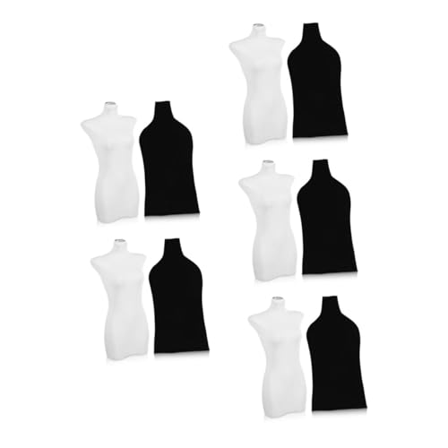 SOLUSTRE 5 Sätze Schneiderpuppen-abdeckungen Authentische Optik Schaufensterpuppen-oberbekleidung Leichte Und Tragbare Schaufensterpuppen-abdeckungen Für Kleidung 2 Stück * 5 von SOLUSTRE