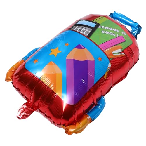 SOLUSTRE 5 Stück Teiliges Schulranzen Aluminiumfolie Ballon Wiederverwendbar Robust und Leicht Interaktive Kindergarten Dekoration für Schulanfang und Partys Pädagogisch Motiviert Mehrfach SOLUSTRE 5 Stück Teiliges Schulranzen Aluminiumfolie Ballon Wiederverwendbar Robust und Leicht Interaktive Kindergarten Dekoration für Schulanfang und Partys Pädagogisch Motiviert Mehrfach von SOLUSTRE