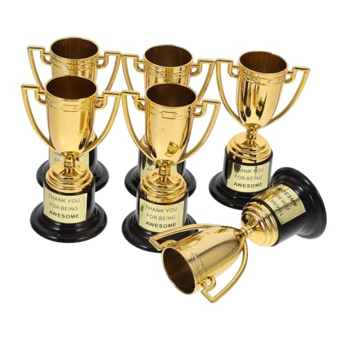 SOLUSTRE 6 Stück Kleine Trophäe Trophäen Für Wettbewerbspokale Trophäenpokale Für Schulauszeichnungen Auszeichnungen Und Trophäen Mini-sporttrophäen Golden Plastik Wiederverwendbar SOLUSTRE 6 Stück Kleine Trophäe Trophäen Für Wettbewerbspokale Trophäenpokale Für Schulauszeichnungen Auszeichnungen Und Trophäen Mini-sporttrophäen Golden Plastik Wiederverwendbar von SOLUSTRE