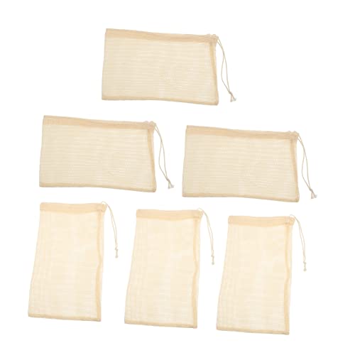 SOLUSTRE 6 Stück Obst Kordel zug Netz tasche nachhaltige einkaufstaschen wiederverwendbare einkaufstasche Musselintücher zum Kochen Webenkorb Obst Baumwolltaschen obst gemüse netzbeutel SOLUSTRE 6 Stück Obst Kordel zug Netz tasche nachhaltige einkaufstaschen wiederverwendbare einkaufstasche Musselintücher zum Kochen Webenkorb Obst Baumwolltaschen obst gemüse netzbeutel von SOLUSTRE