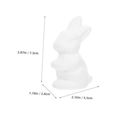 SOLUSTRE 6 Stück Teiliges DIY Bastelset Schaumstoff Hasenfiguren Glatte Oberfläche zum Bemalen Kindergarten Kindergeburtstag Party Deko Osterhasen Ornamente SOLUSTRE 6 Stück Teiliges DIY Bastelset Schaumstoff Hasenfiguren Glatte Oberfläche zum Bemalen Kindergarten Kindergeburtstag Party Deko Osterhasen Ornamente von SOLUSTRE