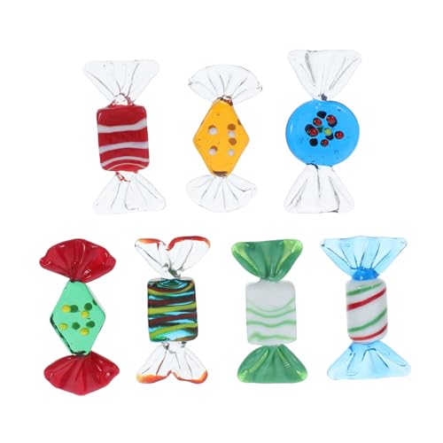 SOLUSTRE 7 Stück Süßigkeiten-Foto-Requisiten Ornament sortiert funkeln weihnachtsdekorationen mit süßigkeiten Weihnachten Mini -Figur gefälschte Süßigkeiten Glas Transparent SOLUSTRE 7 Stück Süßigkeiten-Foto-Requisiten Ornament sortiert funkeln weihnachtsdekorationen mit süßigkeiten Weihnachten Mini -Figur gefälschte Süßigkeiten Glas Transparent von SOLUSTRE
