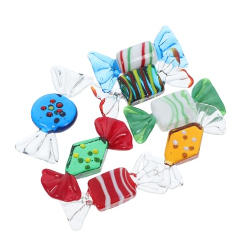 SOLUSTRE 7stücke Teiliges Set Bunte -ornamente Aus Glas Für Hochzeits Und Partydesign Niedliche Deko-figuren Für Festliche Anlässe Weihnachten Und Heimdekoration SOLUSTRE 7stücke Teiliges Set Bunte -ornamente Aus Glas Für Hochzeits Und Partydesign Niedliche Deko-figuren Für Festliche Anlässe Weihnachten Und Heimdekoration von SOLUSTRE