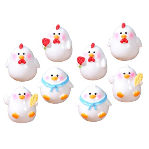 SOLUSTRE 8 Stück Teiliges Miniatur Küken Figuren aus Resin Niedliche Gartendekoration für Mikrolandschaften Autoschmuck und Puppenhaus Langlebige Chick Ornaments für Vielseitige SOLUSTRE 8 Stück Teiliges Miniatur Küken Figuren aus Resin Niedliche Gartendekoration für Mikrolandschaften Autoschmuck und Puppenhaus Langlebige Chick Ornaments für Vielseitige von SOLUSTRE