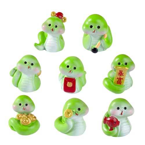 SOLUSTRE 8 Stück Teiliges Miniatur Schlangen Figuren Filigrane Details Vielseitige Mikrolandschaft Deko Kompakte Tierfiguren für DIY Tisch und Autodekor Bunte Schlange Ornamente im SOLUSTRE 8 Stück Teiliges Miniatur Schlangen Figuren Filigrane Details Vielseitige Mikrolandschaft Deko Kompakte Tierfiguren für DIY Tisch und Autodekor Bunte Schlange Ornamente im von SOLUSTRE