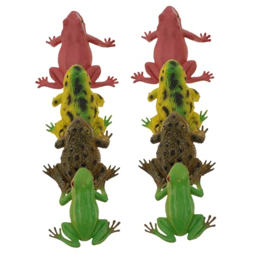 SOLUSTRE 8Stücke Teiliges Froschspielzeug Realistische Froschfiguren mit Sound aus Flexiblem für Pädagogisches Kreativität Frösche SOLUSTRE 8Stücke Teiliges Froschspielzeug Realistische Froschfiguren mit Sound aus Flexiblem für Pädagogisches Kreativität Frösche von SOLUSTRE