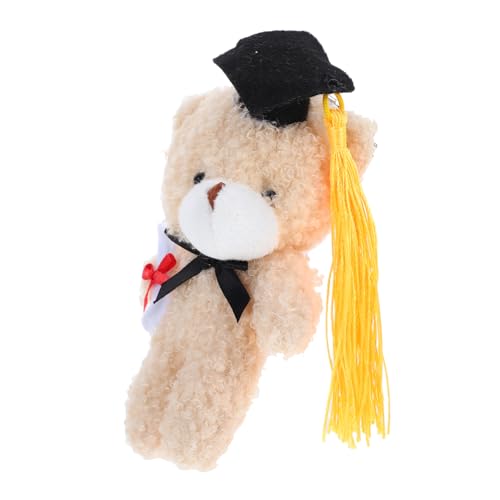SOLUSTRE Abschlusssaison Plüschbär Weiche Abschlussgefüllte Animal Dolls Mini Plüschbär Mit Gradhut Für High School College Graduation Party Gefälligkeiten von SOLUSTRE