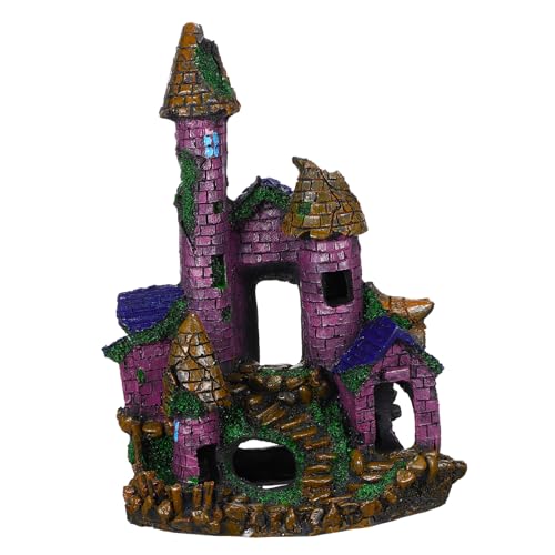 SOLUSTRE Aquarium Schloss Ornament aus Harz Vielseitige Dekoration für Aquarien und Fischbecken zu Installieren für Aquarienliebhaber Handwerkliche Verarbeitung mit Feinen Details SOLUSTRE Aquarium Schloss Ornament aus Harz Vielseitige Dekoration für Aquarien und Fischbecken zu Installieren für Aquarienliebhaber Handwerkliche Verarbeitung mit Feinen Details von SOLUSTRE