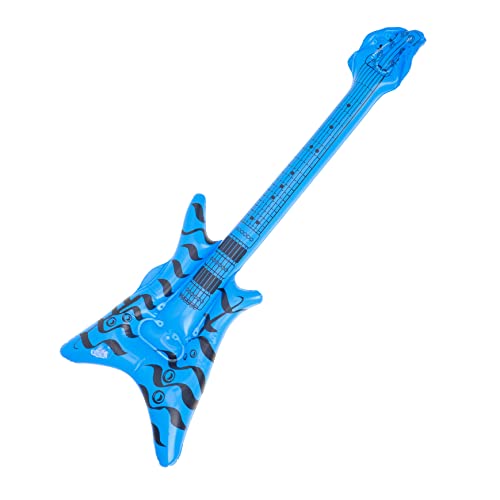 SOLUSTRE Aufblasbare Gitarren Dekoration für Musikpartys Großes Rock Instrument Farblich Zufällig für Jahre Mottopartys und Events Leicht SOLUSTRE Aufblasbare Gitarren Dekoration für Musikpartys Großes Rock Instrument Farblich Zufällig für Jahre Mottopartys und Events Leicht von SOLUSTRE