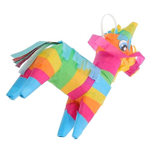 SOLUSTRE Bunte Piñata für Kindergeburtstag Kreatives Partyspielzeug zum Befüllen mit Süßigkeiten Zubehör für Festlichkeiten und Feiern SOLUSTRE Bunte Piñata für Kindergeburtstag Kreatives Partyspielzeug zum Befüllen mit Süßigkeiten Zubehör für Festlichkeiten und Feiern von SOLUSTRE