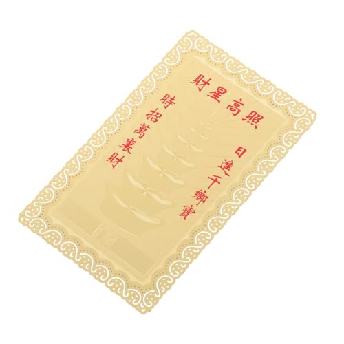 SOLUSTRE Chinesische Feng Shui Amulettkarte Gott Des Reichtums Leichter Schutz Glücksbringer für Frauen Tragbar für Geldbörse Handtasche SOLUSTRE Chinesische Feng Shui Amulettkarte Gott Des Reichtums Leichter Schutz Glücksbringer für Frauen Tragbar für Geldbörse Handtasche von SOLUSTRE