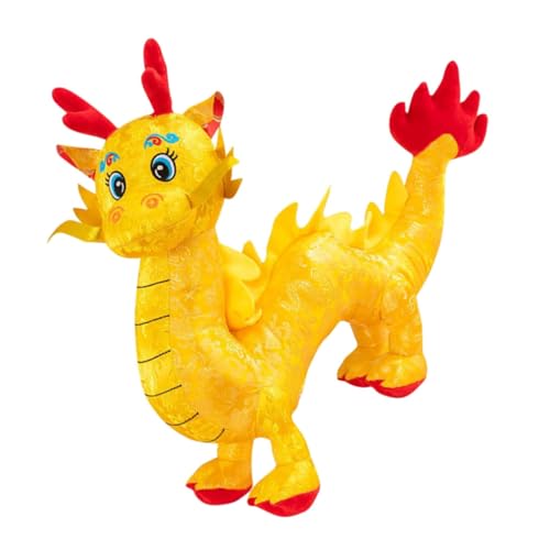 SOLUSTRE Chinesisches Neujahr Drachen Kuscheltier Plüschfigur Weiches Stofftier mit Detailreicher Gestaltung Langlebiger Dekorativ und Waschbar Süßes für Damen und Herren SOLUSTRE Chinesisches Neujahr Drachen Kuscheltier Plüschfigur Weiches Stofftier mit Detailreicher Gestaltung Langlebiger Dekorativ und Waschbar Süßes für Damen und Herren von SOLUSTRE