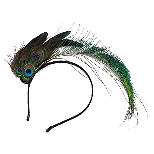 SOLUSTRE Damen Feder Stirnband 20er Jahre Haarreif Haarschmuck Bunte Flapper Haarband Kopfbedeckung Halloween Maskerade Karneval Kopfschmuck Hochzeit Party Cosplay Kostüm Accessoires SOLUSTRE Damen Feder Stirnband 20er Jahre Haarreif Haarschmuck Bunte Flapper Haarband Kopfbedeckung Halloween Maskerade Karneval Kopfschmuck Hochzeit Party Cosplay Kostüm Accessoires von SOLUSTRE
