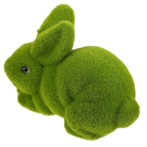 SOLUSTRE Dekorative Ostern Kaninchen Figur Moos Und Schaum Lifelike Garten Ornament Für Innen Und Außenbereich Für Frühlingsdekoration SOLUSTRE Dekorative Ostern Kaninchen Figur Moos Und Schaum Lifelike Garten Ornament Für Innen Und Außenbereich Für Frühlingsdekoration von SOLUSTRE