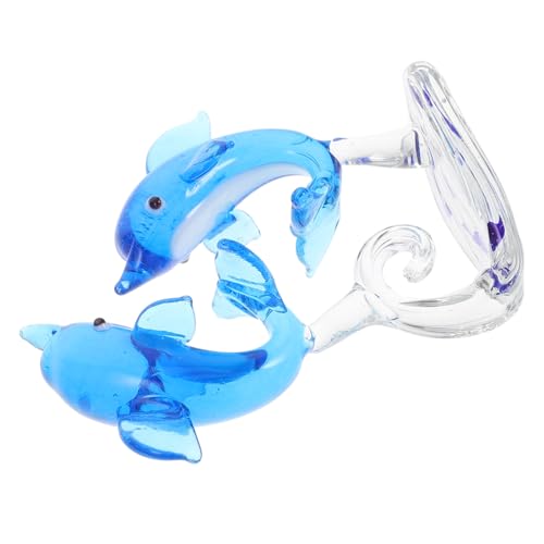 SOLUSTRE Delphin Dekoration Kreatives Desktop Deko-Element Handgefertigte Glasfigur Für Modernes Wohndesign Für Meerliebhaber SOLUSTRE Delphin Dekoration Kreatives Desktop Deko-Element Handgefertigte Glasfigur Für Modernes Wohndesign Für Meerliebhaber von SOLUSTRE