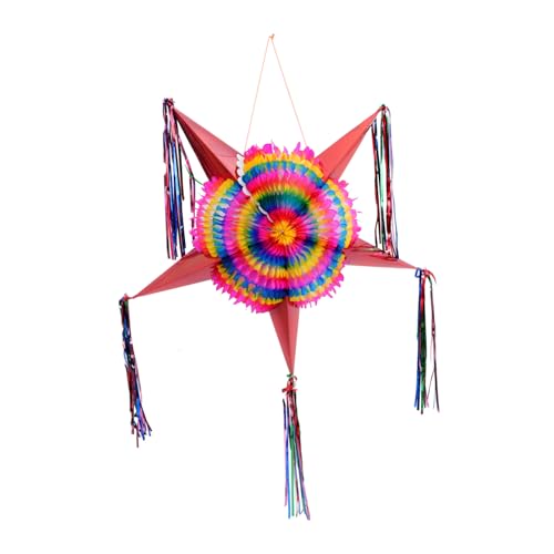 SOLUSTRE Fünfzackige Piñata Faltbare Dekoration für Kindergeburtstagsfeiern Partyspielzeug für Unvergessliche und Fröhliche Feiern SOLUSTRE Fünfzackige Piñata Faltbare Dekoration für Kindergeburtstagsfeiern Partyspielzeug für Unvergessliche und Fröhliche Feiern von SOLUSTRE