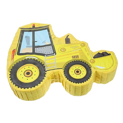 SOLUSTRE Gelbe Auto Pinata Lustiger Bagger Party Dekoartikel für Geburtstagsfeiern Cinco De Mayo und Fiestas Befüllen mit Süßigkeiten SOLUSTRE Gelbe Auto Pinata Lustiger Bagger Party Dekoartikel für Geburtstagsfeiern Cinco De Mayo und Fiestas Befüllen mit Süßigkeiten von SOLUSTRE