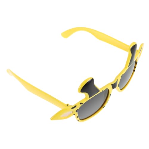 SOLUSTRE Gelbe Giraffen Kinderbrille aus Leichtes Tierkostüm Accessoire für Dschungel Partys als Geburtstags und Pooldekoration für Jungen und Mädchen von SOLUSTRE
