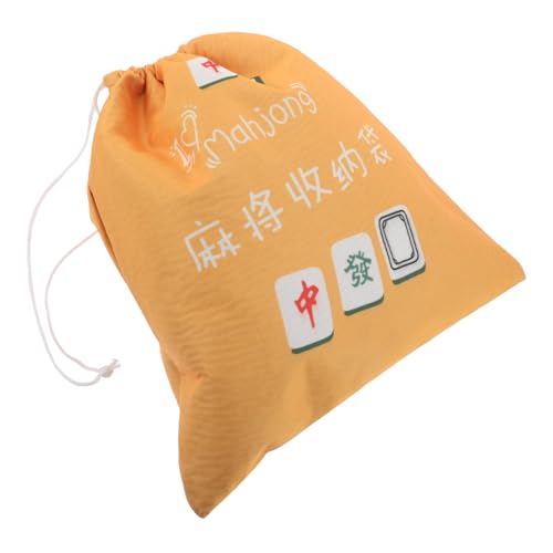 SOLUSTRE Große Mahjong Aufbewahrungstasche mit Kordelzug Wiederverwendbarer Stoffbeutel Feuchtigkeits Staubgeschützt Tragbarer Organizer für Spielsteine für Reise und Zuhause Stilvolles SOLUSTRE Große Mahjong Aufbewahrungstasche mit Kordelzug Wiederverwendbarer Stoffbeutel Feuchtigkeits Staubgeschützt Tragbarer Organizer für Spielsteine für Reise und Zuhause Stilvolles von SOLUSTRE