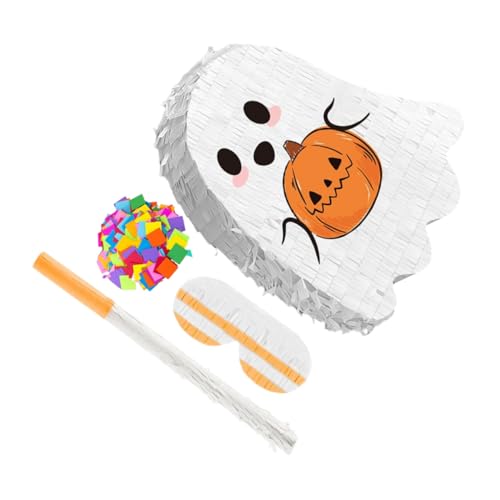 SOLUSTRE Halloween Pinata Geisterform Halloween Party mit Candy Fach Hängende Geisterdekoration für Mexikanisches Karneval Thema Vielseitig für Innen und Außen Robust und Farbintensiv SOLUSTRE Halloween Pinata Geisterform Halloween Party mit Candy Fach Hängende Geisterdekoration für Mexikanisches Karneval Thema Vielseitig für Innen und Außen Robust und Farbintensiv von SOLUSTRE