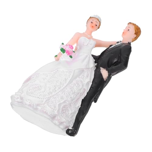 SOLUSTRE Hochwertige Resin Hochzeitsfigur Brautpaar Skulptur als Jubiläums Tortenornament und Vielseitige Dekoration für Brautparty Jubiläumsfeier und Hochzeitstisch SOLUSTRE Hochwertige Resin Hochzeitsfigur Brautpaar Skulptur als Jubiläums Tortenornament und Vielseitige Dekoration für Brautparty Jubiläumsfeier und Hochzeitstisch von SOLUSTRE