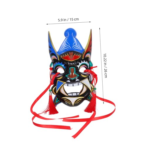 SOLUSTRE Karnevalsmaske Mascarade-maske Cosplay-maske Traditionelle Chinesische Maske Partei Liefert Maske Chinesische Partymaske Zubehör Für Rollenspiele Leistungsmasken Abs von SOLUSTRE