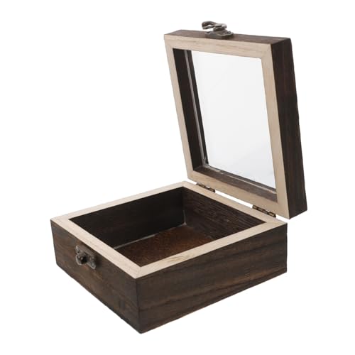 SOLUSTRE Kasten Kästchen mit Insektenproben Schattenboxen Vitrinen Holzvitrine Rock-Vitrine Pin-Anzeige Shadowbox-Bilderrahmen Pin Vitrine Schaukästen für Sammlerstücke Light Brown SOLUSTRE Kasten Kästchen mit Insektenproben Schattenboxen Vitrinen Holzvitrine Rock-Vitrine Pin-Anzeige Shadowbox-Bilderrahmen Pin Vitrine Schaukästen für Sammlerstücke Light Brown von SOLUSTRE