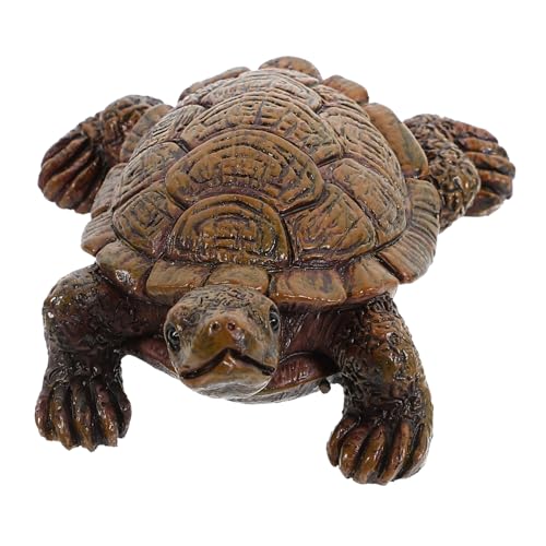 SOLUSTRE Kleine Schildkröte Figur aus Harz Realistisches Simulationsschildkrötenmodell für Garten Deko Statue für Tisch und Bonsai Tierfigur als Langlebig und Dekorativ SOLUSTRE Kleine Schildkröte Figur aus Harz Realistisches Simulationsschildkrötenmodell für Garten Deko Statue für Tisch und Bonsai Tierfigur als Langlebig und Dekorativ von SOLUSTRE
