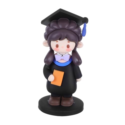 SOLUSTRE Kuchendekoration Backen Graduierung Figur Aus Harz Doktor-abschluss- Abschlusssaison Puppe Herzlichen Glückwunsch Doktor Kuchendeckel -abschluss- Arzt Pvc von SOLUSTRE