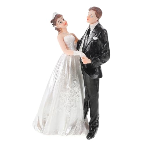 SOLUSTRE Kuchendekoration Hochzeit Rustikal Party Verheiratete Dekorationen Figur Braut Ornamente Feier Für Junggesellin Golden Topper Dekorativ Bräutigam Kunstharz SOLUSTRE Kuchendekoration Hochzeit Rustikal Party Verheiratete Dekorationen Figur Braut Ornamente Feier Für Junggesellin Golden Topper Dekorativ Bräutigam Kunstharz von SOLUSTRE