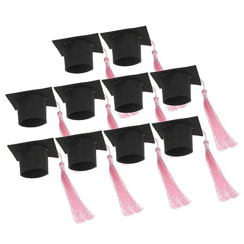 SOLUSTRE Kuchenverzierung Herzlichen Glückwunsch grad Cake Topper Mini grad kuchen Abschlusstorte Ornament Grad Cap Cupcake Topper Abschlusskuchendekor Polyester Black SOLUSTRE Kuchenverzierung Herzlichen Glückwunsch grad Cake Topper Mini grad kuchen Abschlusstorte Ornament Grad Cap Cupcake Topper Abschlusskuchendekor Polyester Black von SOLUSTRE