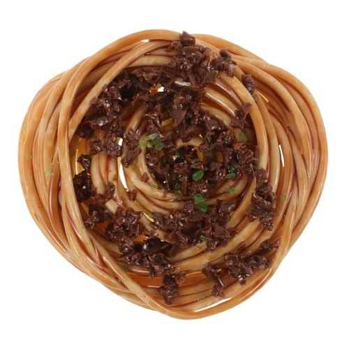 SOLUSTRE Künstliches Spaghetti Modell mit Fleischsoße Realistisches Nahrungsmittel Dekorationsobjekt für Foto Requisiten und Restaurant Präsentationen Essbar SOLUSTRE Künstliches Spaghetti Modell mit Fleischsoße Realistisches Nahrungsmittel Dekorationsobjekt für Foto Requisiten und Restaurant Präsentationen Essbar von SOLUSTRE