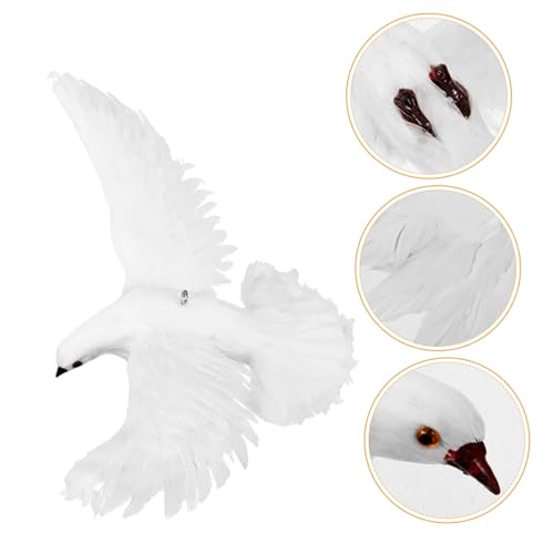 SOLUSTRE Lebensechte Taube Kunstfigur Künstliche Taube für Garten und Hochzeitsdekoration Simulierte Friedenstaube Lifelike Pigeon Adornment für und Außenbereich SOLUSTRE Lebensechte Taube Kunstfigur Künstliche Taube für Garten und Hochzeitsdekoration Simulierte Friedenstaube Lifelike Pigeon Adornment für und Außenbereich von SOLUSTRE