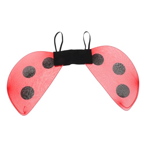 SOLUSTRE Leichte Netzflügel für Einstellbare Party Kostüm Accessoires Atmungsaktive Formstabile Flügel für Mädchen für Halloween Geburtstagsfeiern und Tanzveranstaltungen von SOLUSTRE
