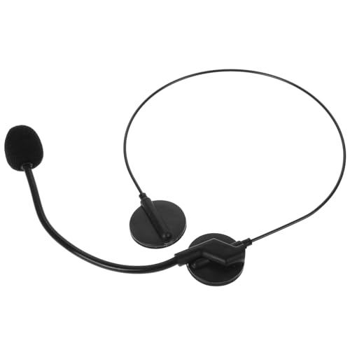 SOLUSTRE Leichtes Fake Mikrofon Headset Kostümzubehör aus Robustem Kunststoff für Vielseitig Verwendbar bei Rockkonzerten Cosplay und Halloween Partys Komfortabel und Tragbar SOLUSTRE Leichtes Fake Mikrofon Headset Kostümzubehör aus Robustem Kunststoff für Vielseitig Verwendbar bei Rockkonzerten Cosplay und Halloween Partys Komfortabel und Tragbar von SOLUSTRE