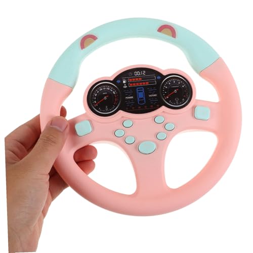 SOLUSTRE Lenkrad für Jahre Realistische Auto Simulation Motorikförderndes Tragbares Pinkes Junge Mädchen Lenkrad für Frühe Entwicklung und Spielerisches Lernen SOLUSTRE Lenkrad für Jahre Realistische Auto Simulation Motorikförderndes Tragbares Pinkes Junge Mädchen Lenkrad für Frühe Entwicklung und Spielerisches Lernen von SOLUSTRE