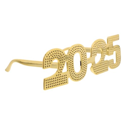SOLUSTRE Lustige Neujahrsbrille aus Leichtem Material Partybrille für Damen und Herren Komfortabel und Strapazierfähig für Silvester und Festtagsfeiern von SOLUSTRE