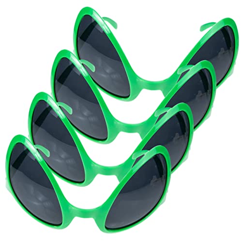 SOLUSTRE Lustiges Set 4-teilig Blinkende Brillen Für Erwachsene Jungen Und Mädchen Für Halloween Karneval Cosplay Party von SOLUSTRE
