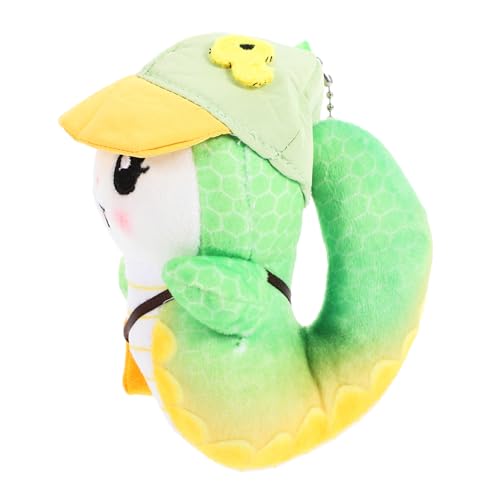 SOLUSTRE Maskottchen Puppe Streich Kuscheliger Schlangen Schlüsselanhänger Plüsch Süßer Plüsch Schlüsselanhänger Schlangen Plüschtier Stofftier Schlüsselanhänger Schlangen von SOLUSTRE
