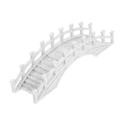 SOLUSTRE Miniatur Gartenbrücke Dekorative Bogenbrücke Für Mikrolandschaften Und Puppenhäuser Details Für Kreative -projekte Für Garten Und Tischdekoration von SOLUSTRE