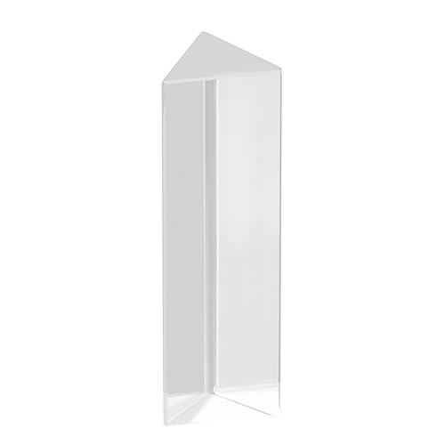 SOLUSTRE Glasprisma 100 X 30 X 30 Mm Dreieckig Bricht Licht in Spektrum Für Die Bildung von SOLUSTRE