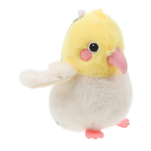 SOLUSTRE Papagei Schlüsselanhänger Anhänger Papagei Plüsch Großer Vogel Stofftier Plüsch Papagei Tier Schlüsselanhänger Vogel Plüsch Nymphensittich Plüsch Papagei Stofftier Plüsch Papagei von SOLUSTRE