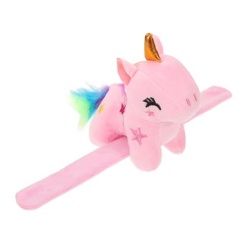 SOLUSTRE Plüsch Einhorn Schlagarmband Cartoon Slap Wristband für Dekoration für Partys Geschenkidee Bequem Tragbar Süßes Design mit Kuscheltier Einhornmotiv SOLUSTRE Plüsch Einhorn Schlagarmband Cartoon Slap Wristband für Dekoration für Partys Geschenkidee Bequem Tragbar Süßes Design mit Kuscheltier Einhornmotiv von SOLUSTRE