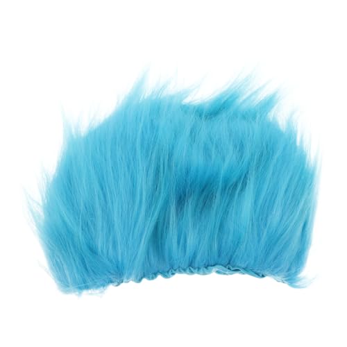 SOLUSTRE Plüsch Haariges Stirnband Sportkostüm Accessoire Unisex für Sportveranstaltungen Partys Schule Kreatives Weiches und Bequemes Haarstirnband für DIY und Cosplay von SOLUSTRE