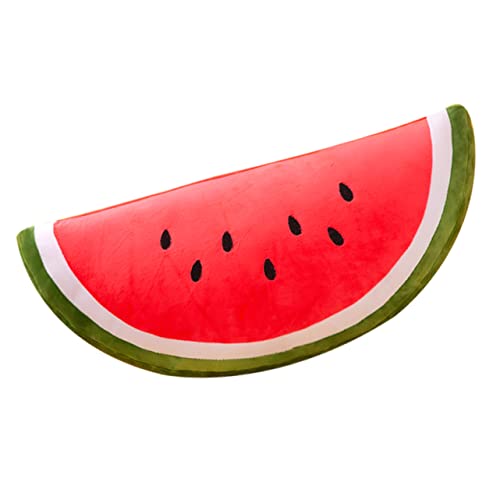 SOLUSTRE Plüsch-Obst- Kissen ausgestopft Hey Code Jungs für kinderspielzeug Toys Kid Toys gefüllte Plüsch-Wassermelone Plüsch Wassermelone PP Baumwolle rot von SOLUSTRE